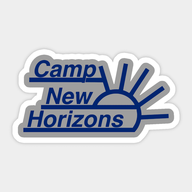 Camp New Horizons Sticker by The Sarah Gibs